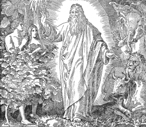 Adam and Eve in Paradise